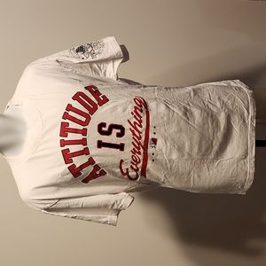 Southpole attitude white xl tshirt
